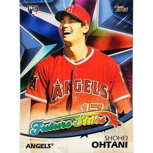 SHOHEI OHTANI ROOKIE BLUE VARIATION "FUTURE STARS" 2018 TOPPS #FS-5, ANGELS, MVP